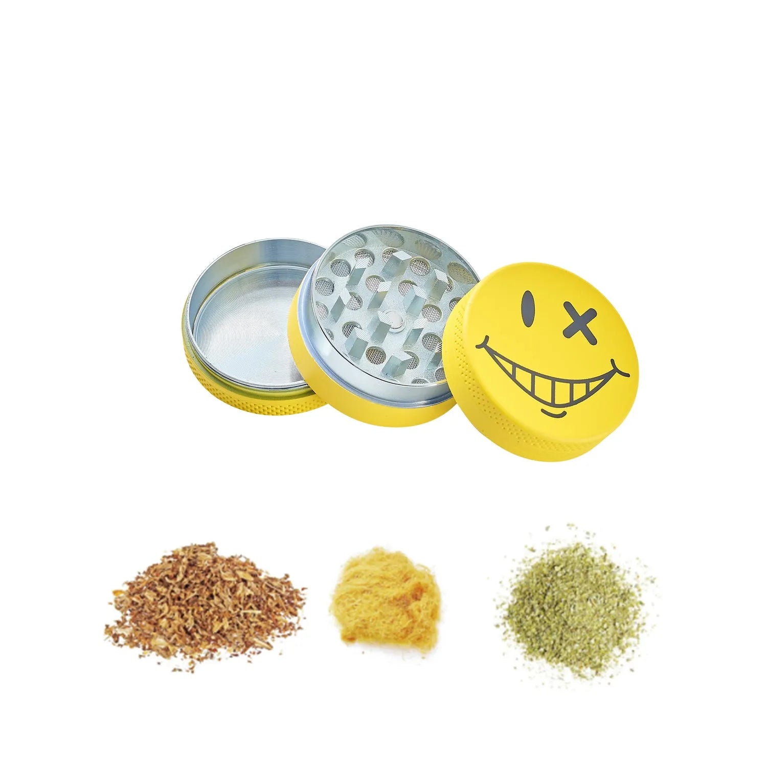 Grinder 3-delig – Smiley Edition