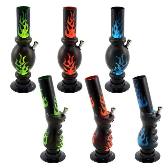 Bong din sticlă Acrylbong Flames 32 cm