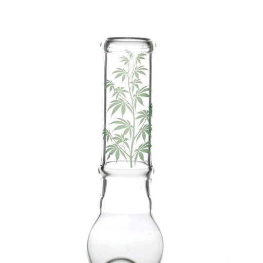 Bong din sticlă Bullet cu burtă 19 cm