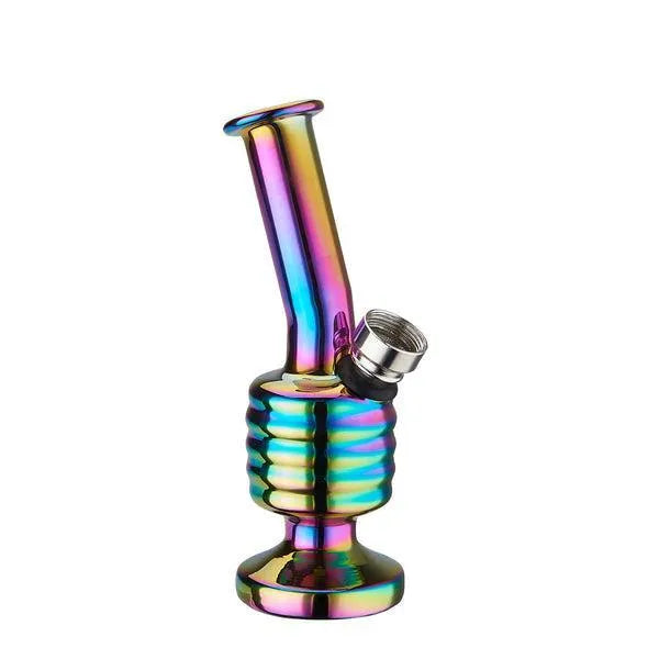 Mini Rainbow Glass Bong 12.5cm
