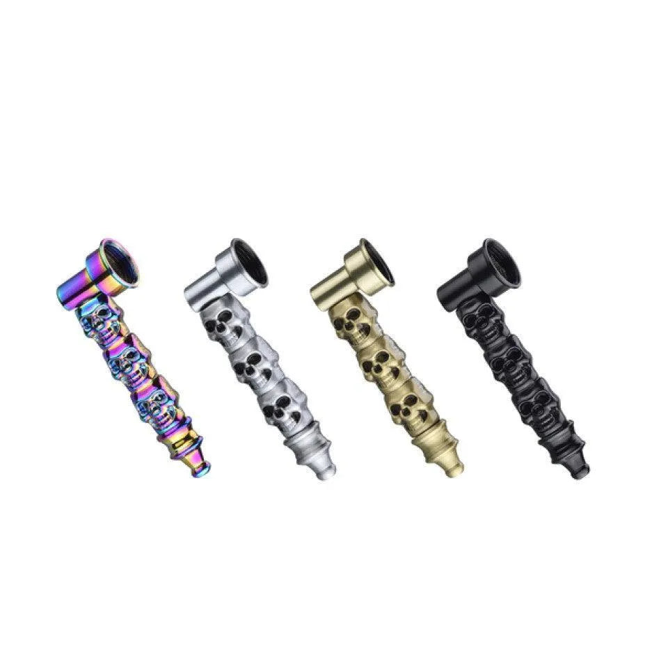 Metal Pipe Skull 8.5cm
