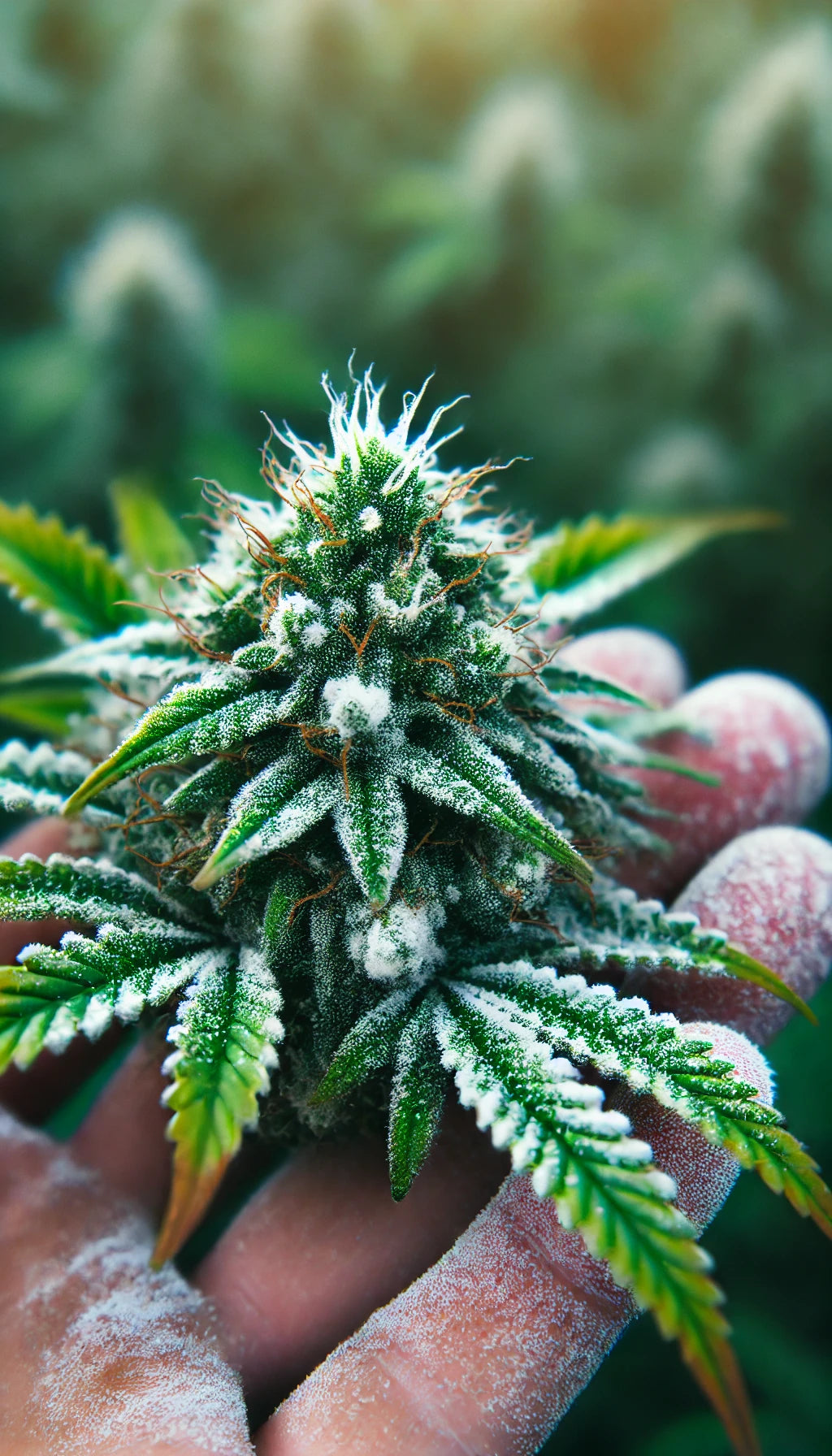 Imagine cu ambalajul produsului de canabis