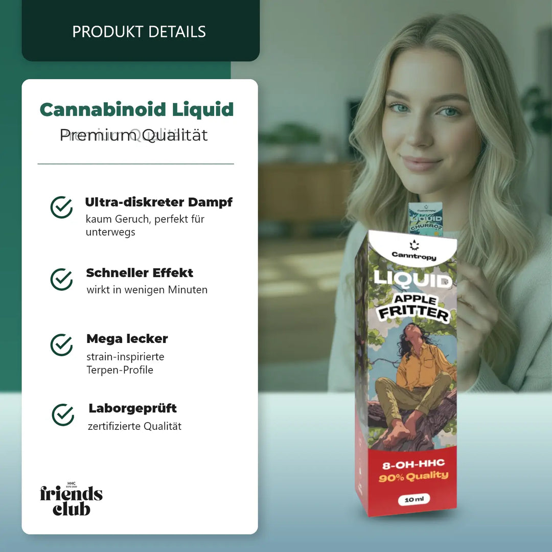 8-OH-H Liquid Apple Fritter 90% 10ml-Smagro GmbH