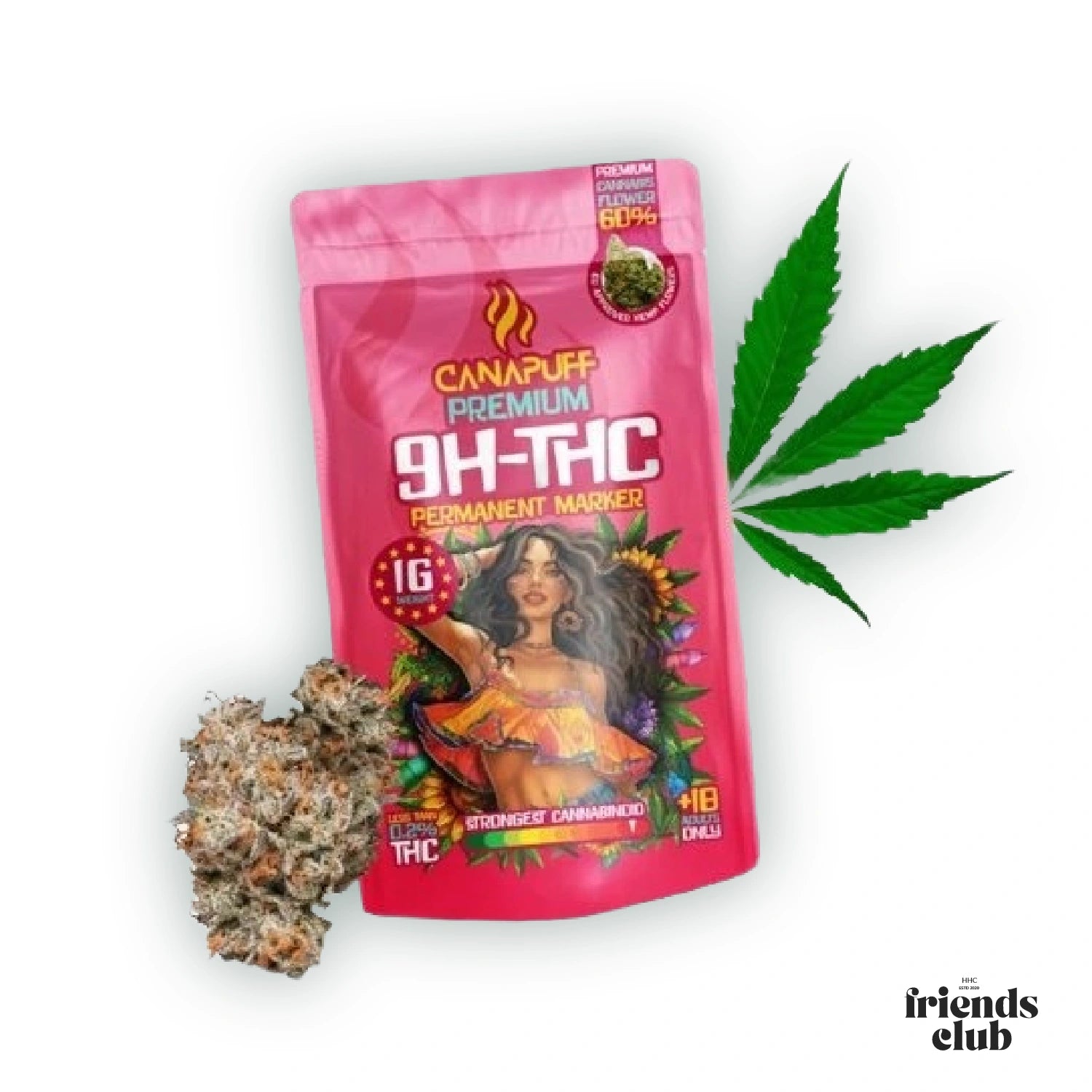 9H-THC Blüten Permanent Marker 60% HHCFriends