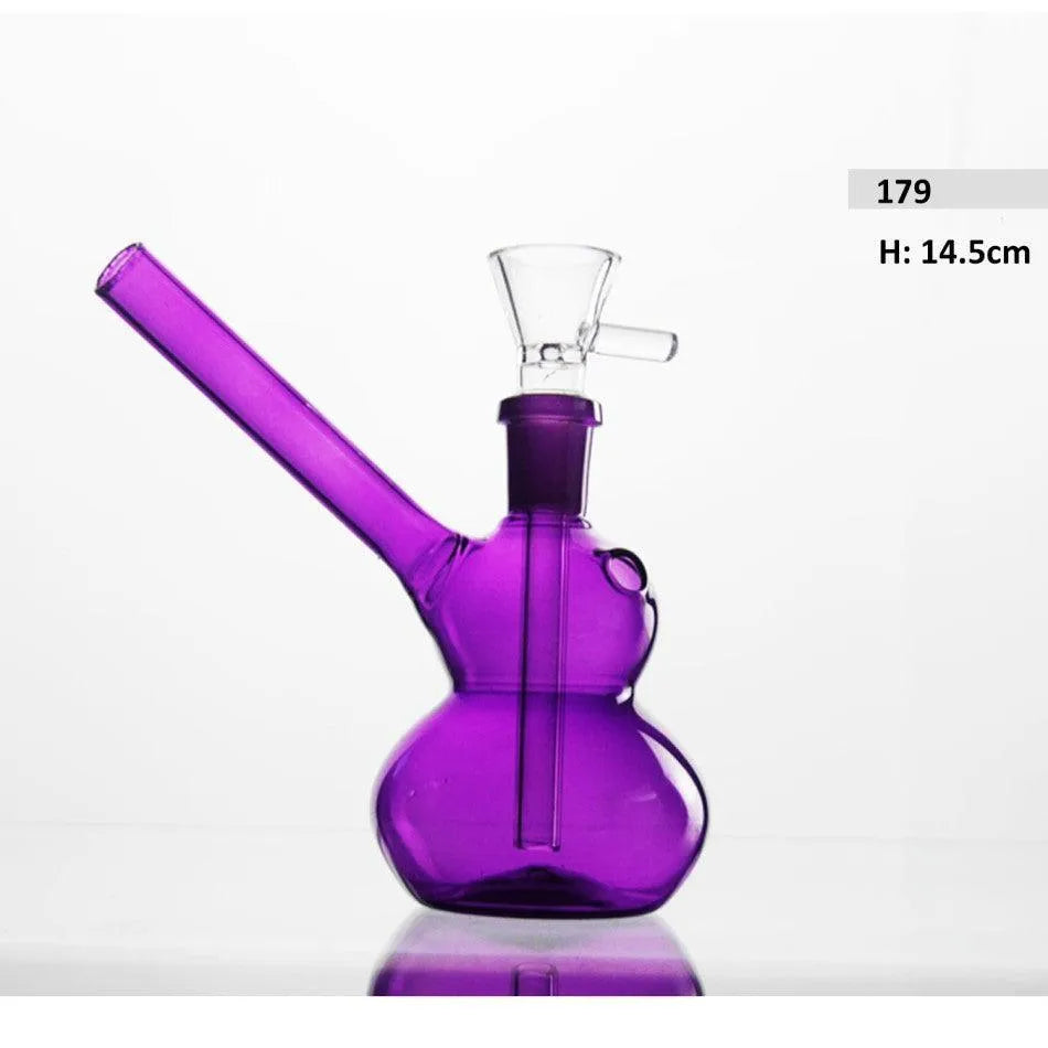 Bong din sticlă – Mov 12cm