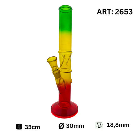 Üveg Bong Rasta 35cm