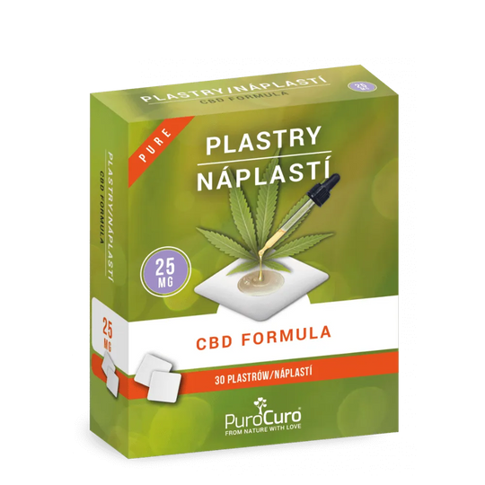 Plasture CBD - PuroCuro Hanf 30 bucăți 750mg