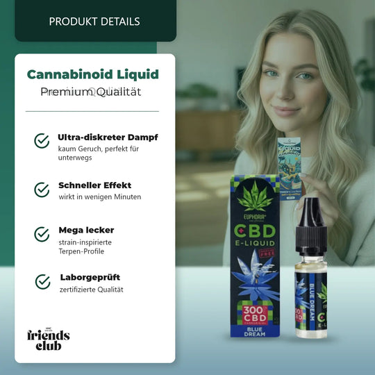 E-lichid CBD Blue Dream 300 mg 10ml - Smagro GmbH