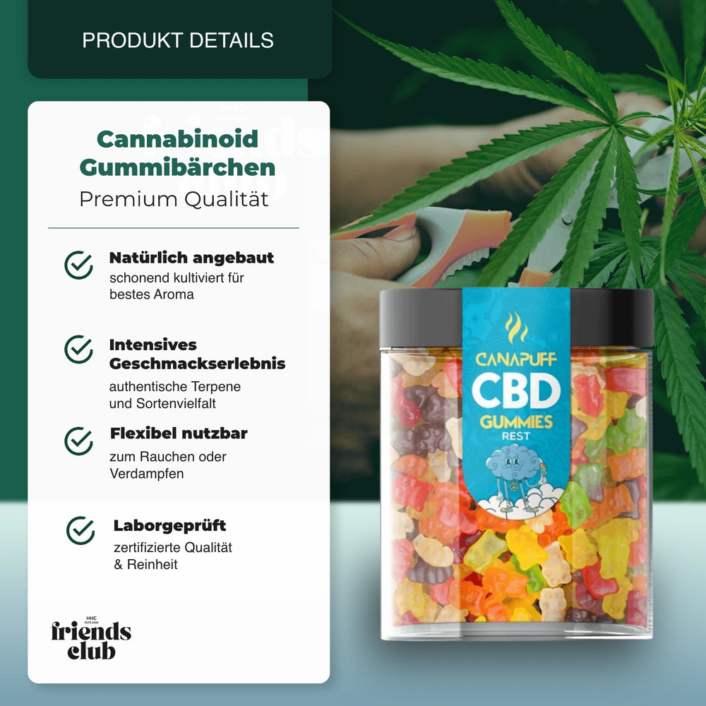 CBD Żelek - Marakuja 10 sztuk 300mg
