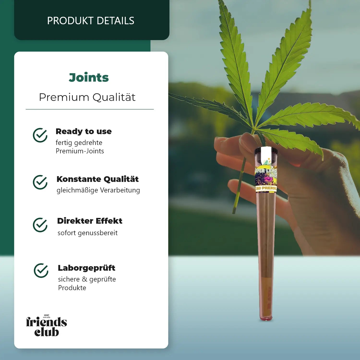 Prerolled CBD 20% – Super Lemon Haze-Smagro GmbH