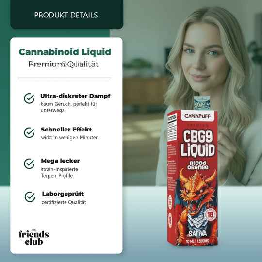 CBG9 Liquid 1.500mg - Orange Blood 10ml-Smagro GmbH