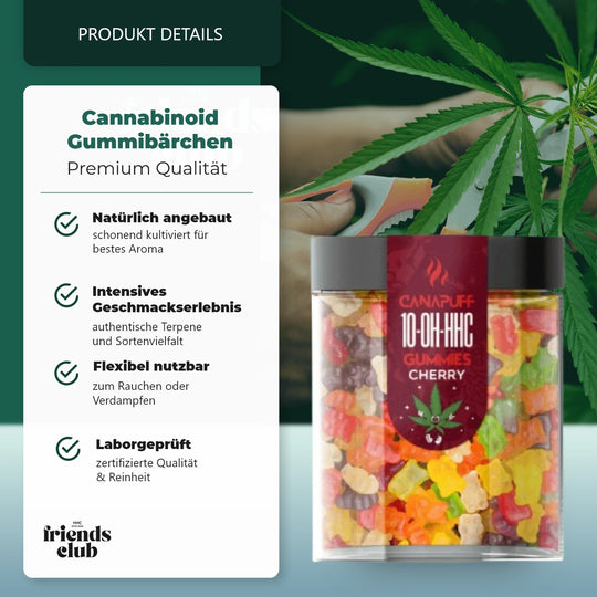 10-OH Gummies Cireșe 10 bucăți