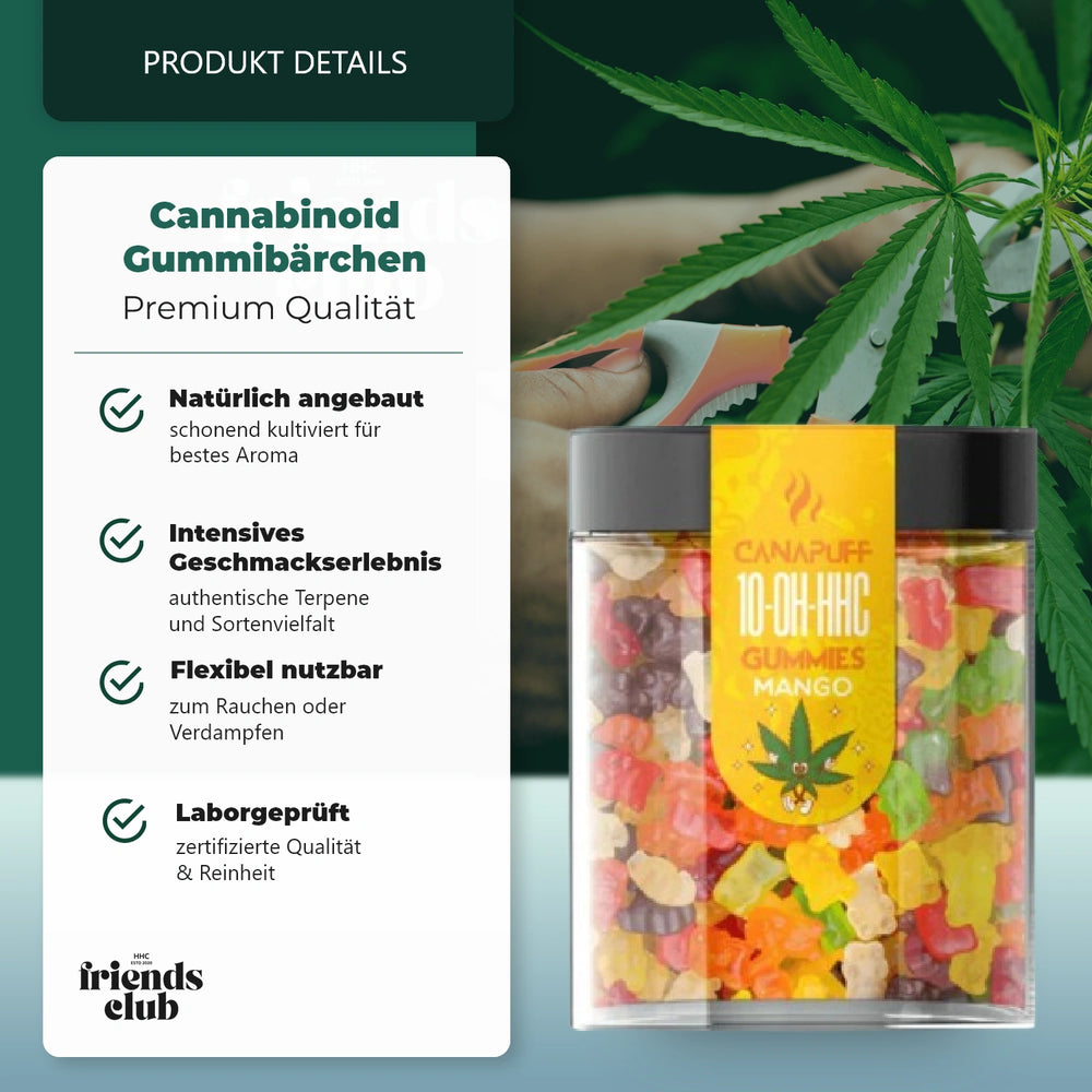 10-OH Gummies Mango 10 bucăți