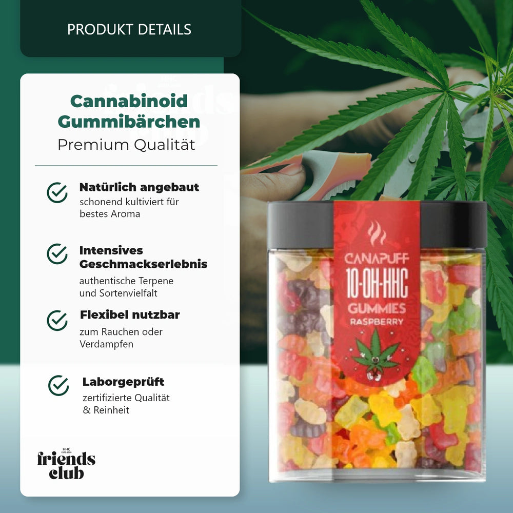 10-OH Gominolas Frambuesa 10 piezas