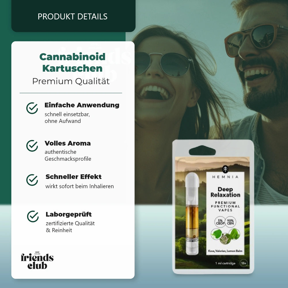 Cartuș cu Kava & Valeriană „Relaxare profundă“