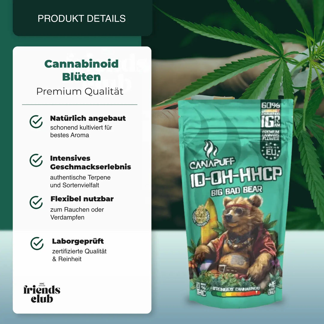 Flori 10-OH-P Big Bad Bear 60% - hhcfriends