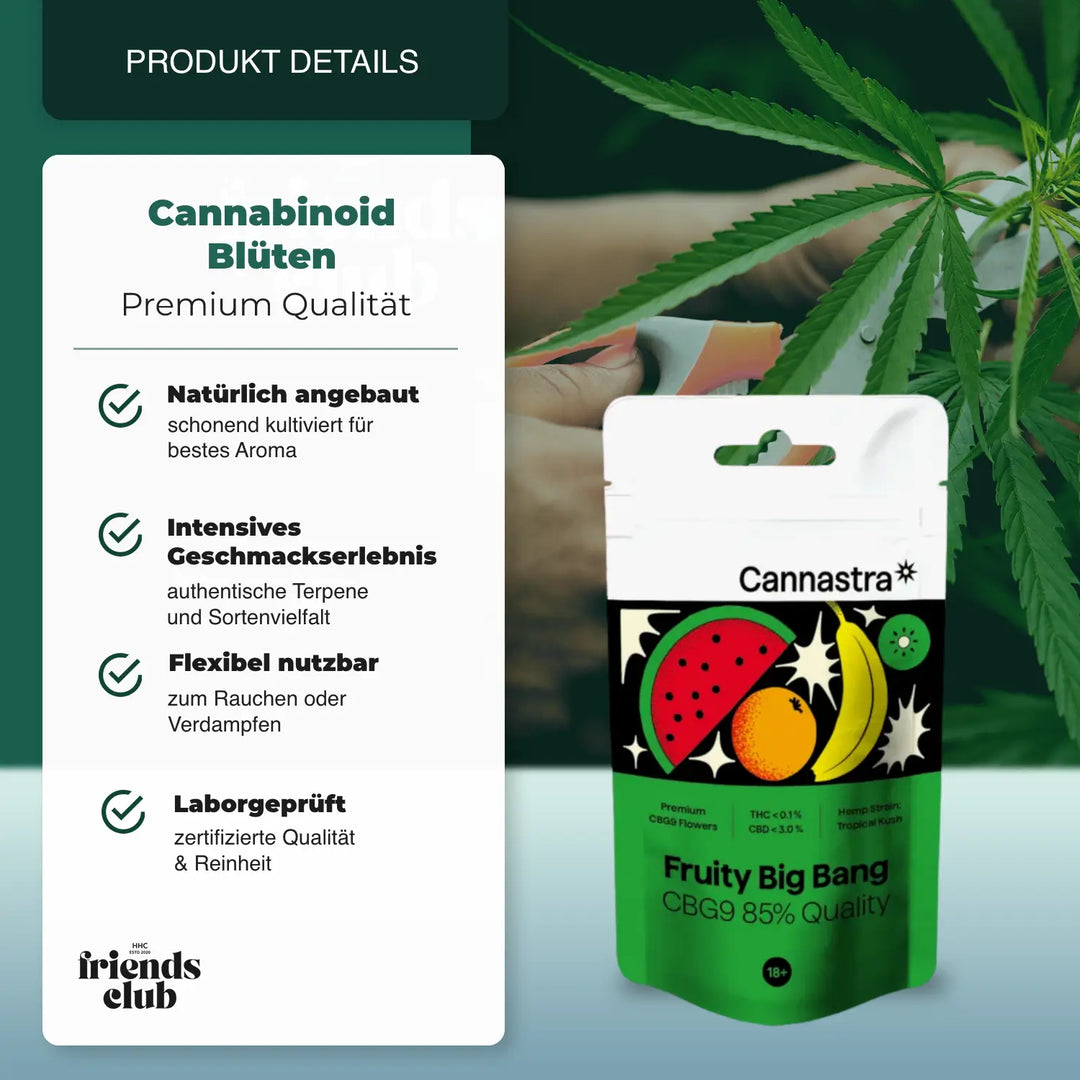 CBG9 Bloemen 85% - Fruity Big Bang - hhcfriends