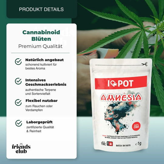 Flori CBH Amnesia 33% I♥Pot - hhcfriends