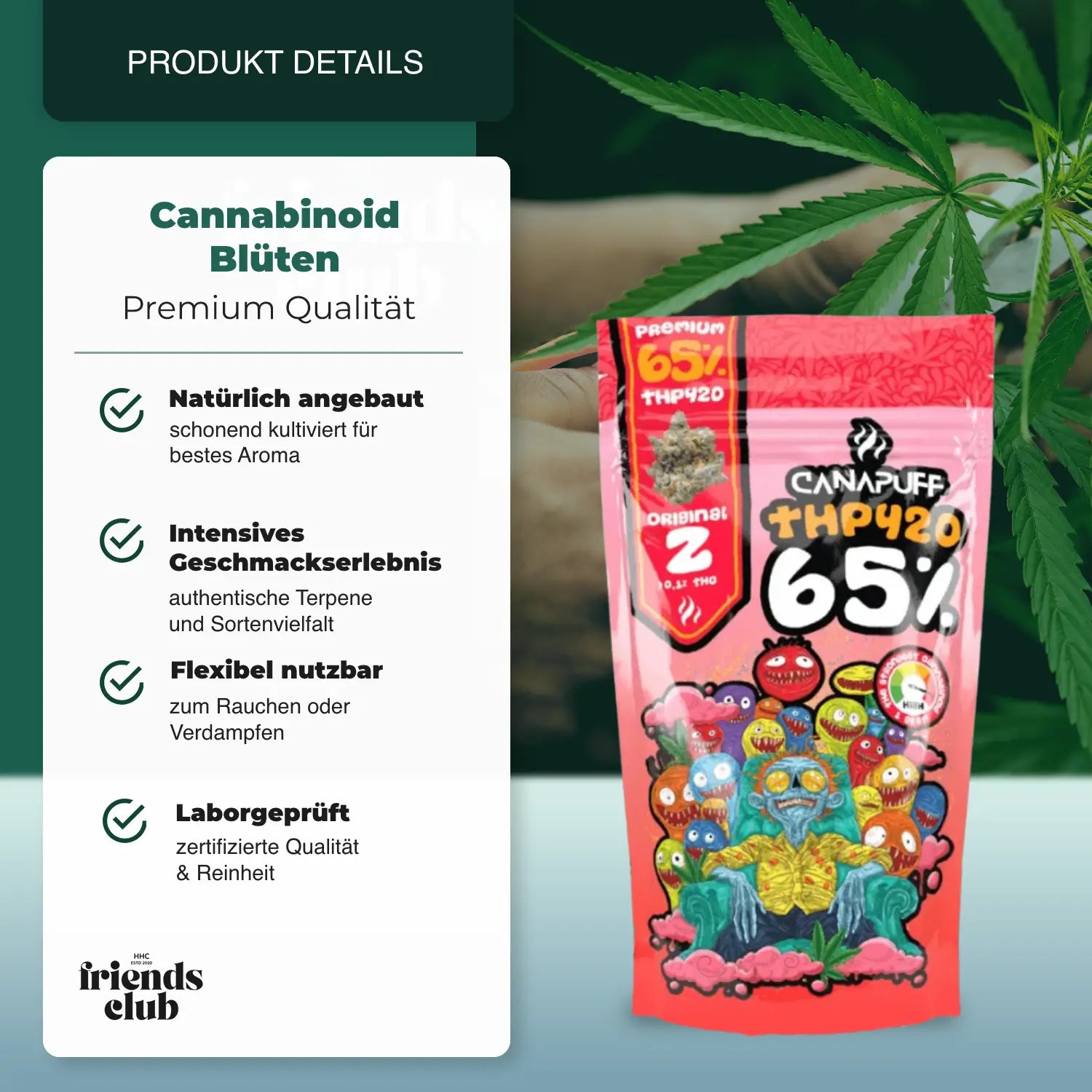 THP420 Flori Original Z 65% Canapuff - hhcfriends