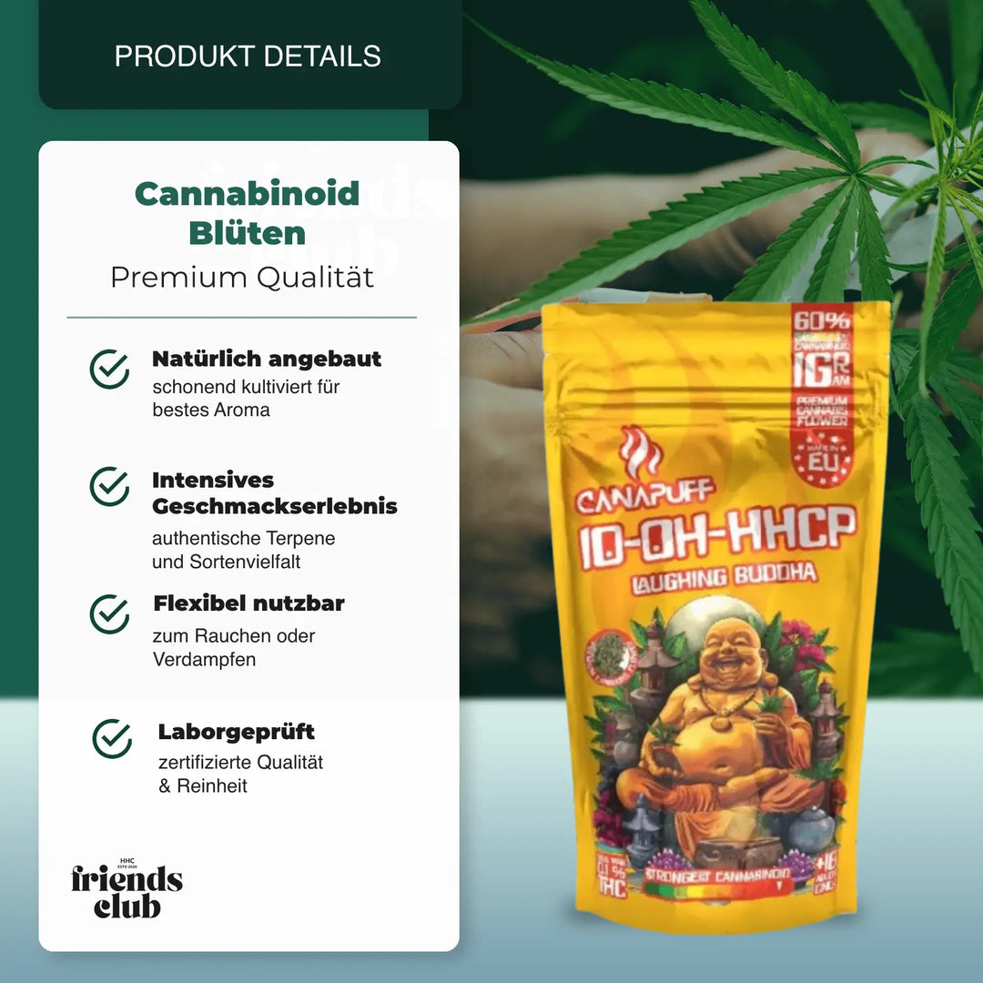 Flori 10-OH-P Laughing Buddha 60% - hhcfriends