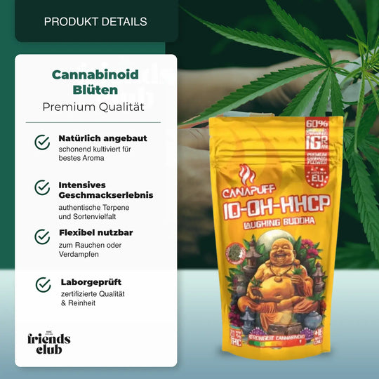 Flori 10-OH-P Laughing Buddha 60% - hhcfriends