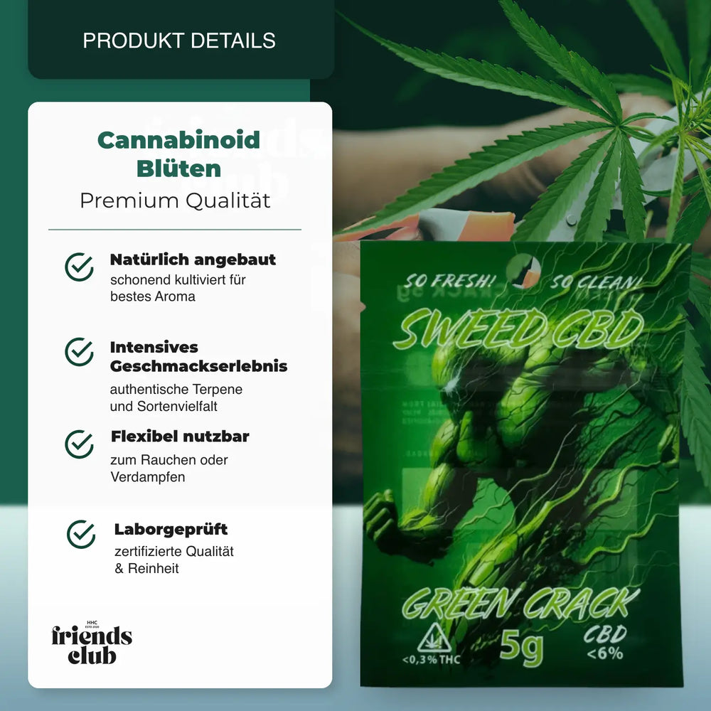 Flori CBD Green Crack 5g - hhcfriends