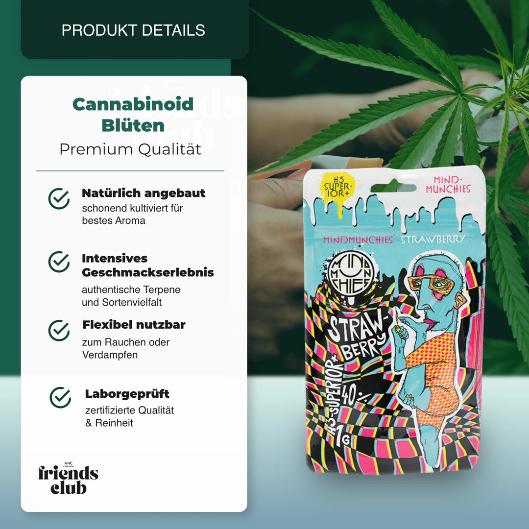 H3 Flori Strawberry 1g - hhcfriends