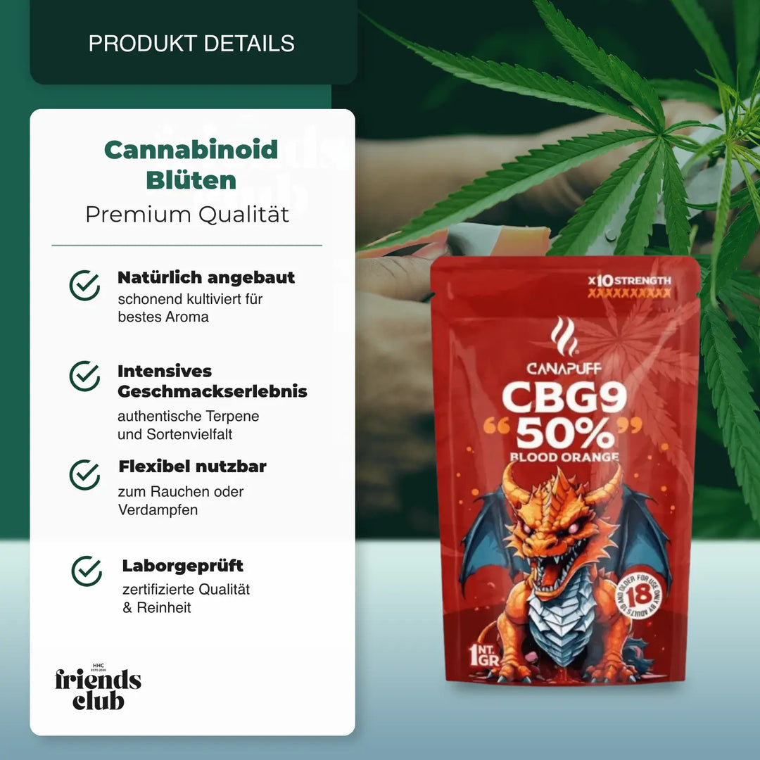 CBG9 - Naranja Sanguina 50% - hhcfriends