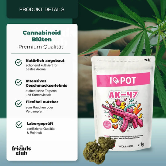 10-OH-Mix Bloemen AK-47 – Aroma y efecto potentes - hhcfriends