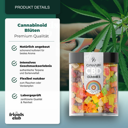 Żelki CBD Recovery 10 sztuk - hhcfriends