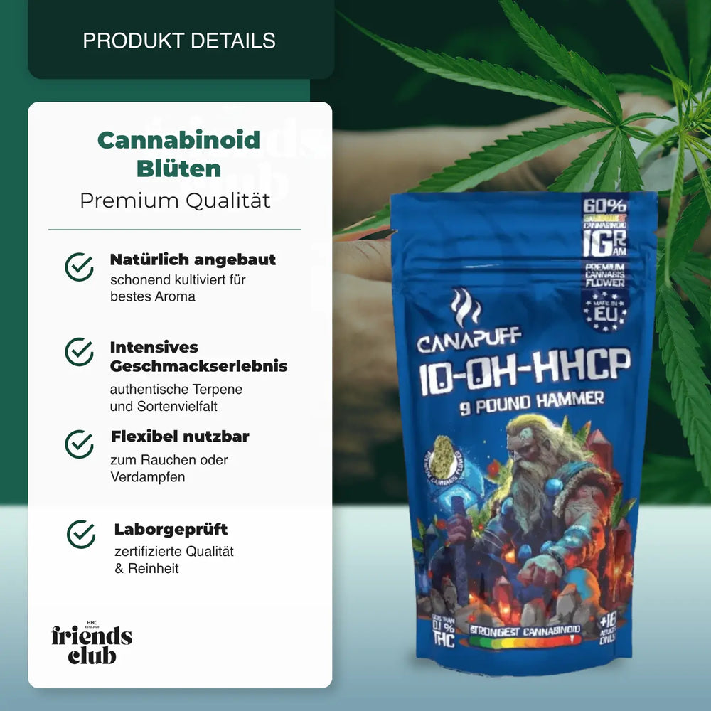 10-OH-P Kwiaty 9 Pound Hammer 60% - hhcfriends
