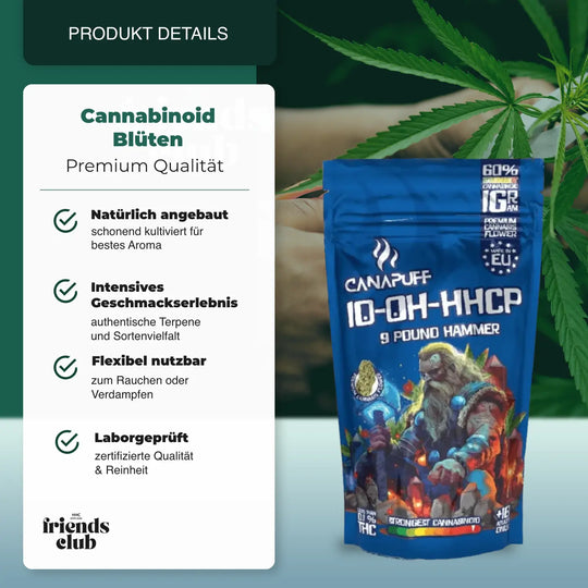 10-OH-P Kwiaty 9 Pound Hammer 60% - hhcfriends