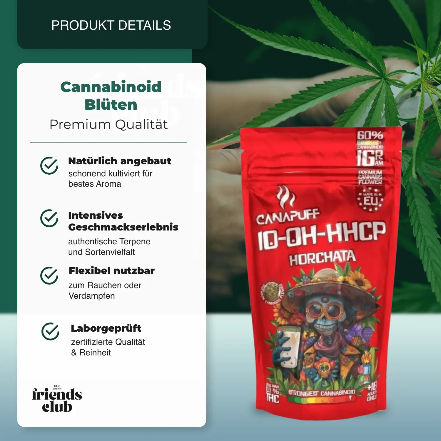 10-OH-P Flor Horchata 60% - hhcfriends