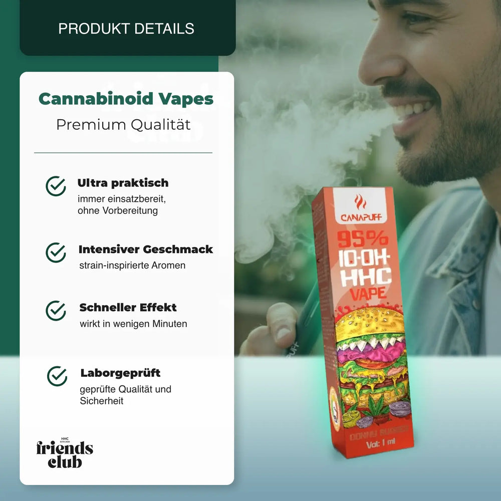 Vaper 10-OH Donny Burger 95% 1ml - hhcfriends
