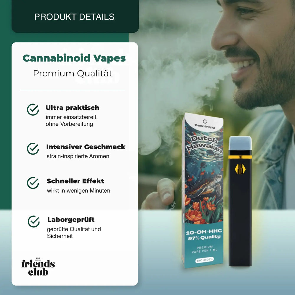 Vaper 10-OH Dutch Hawaian 97% 1ml - hhcfriends
