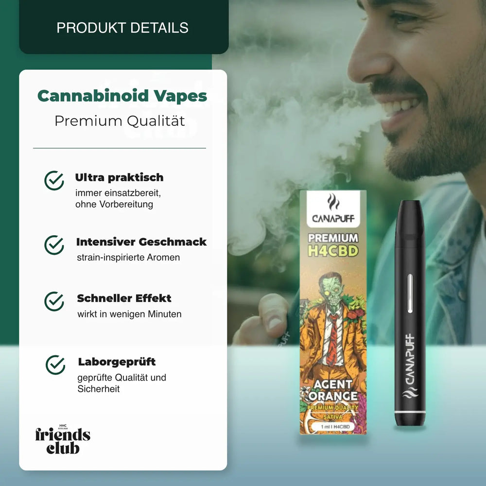 Vaper H4CBD Agent Orange 96% - hhcfriends