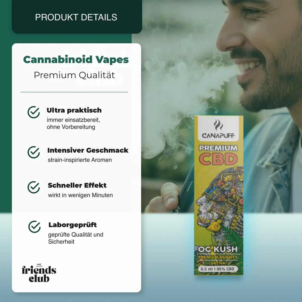CBD Vape OG KUSH 95% 1ml - hhcfriends