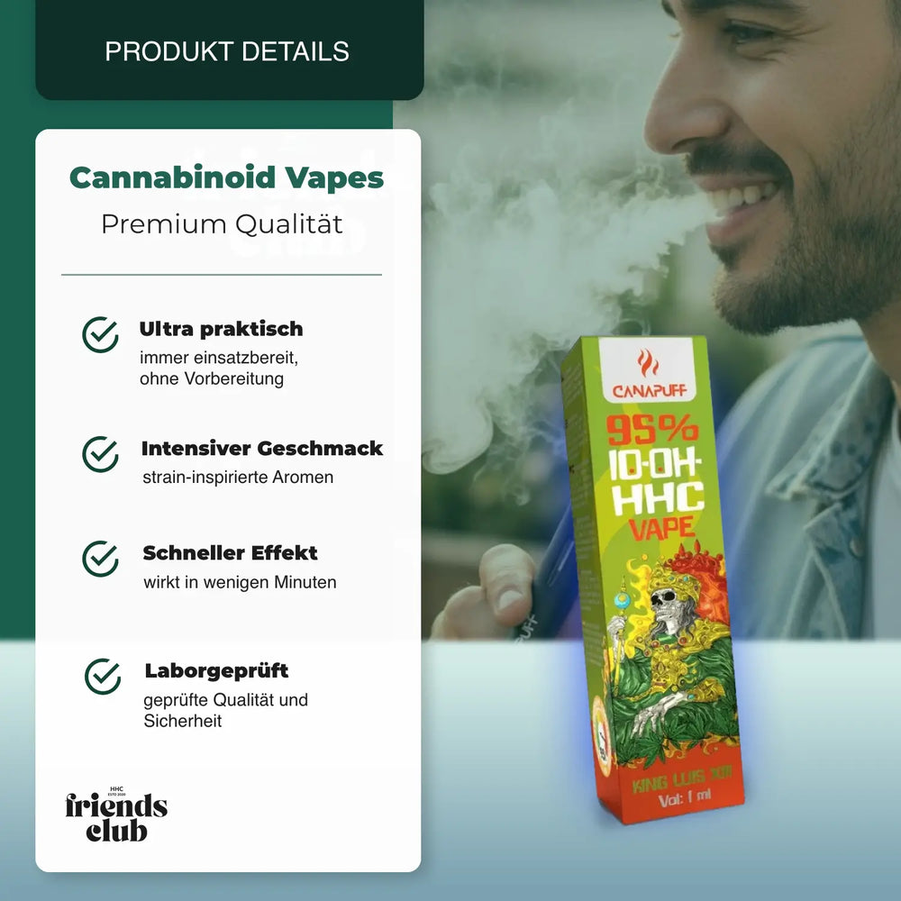 10-OH Vape King Luis XIII 95% 1ml - hhcfriends