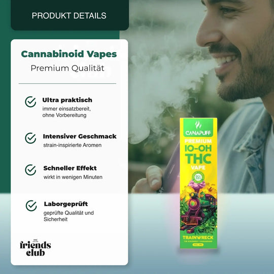 10-OH-T Vape Trainwreck 95% 1ml - hhcfriends