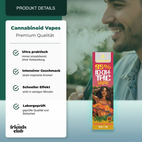 10-OH-T Vape Permanent Marker 95% 1ml - hhcfriends