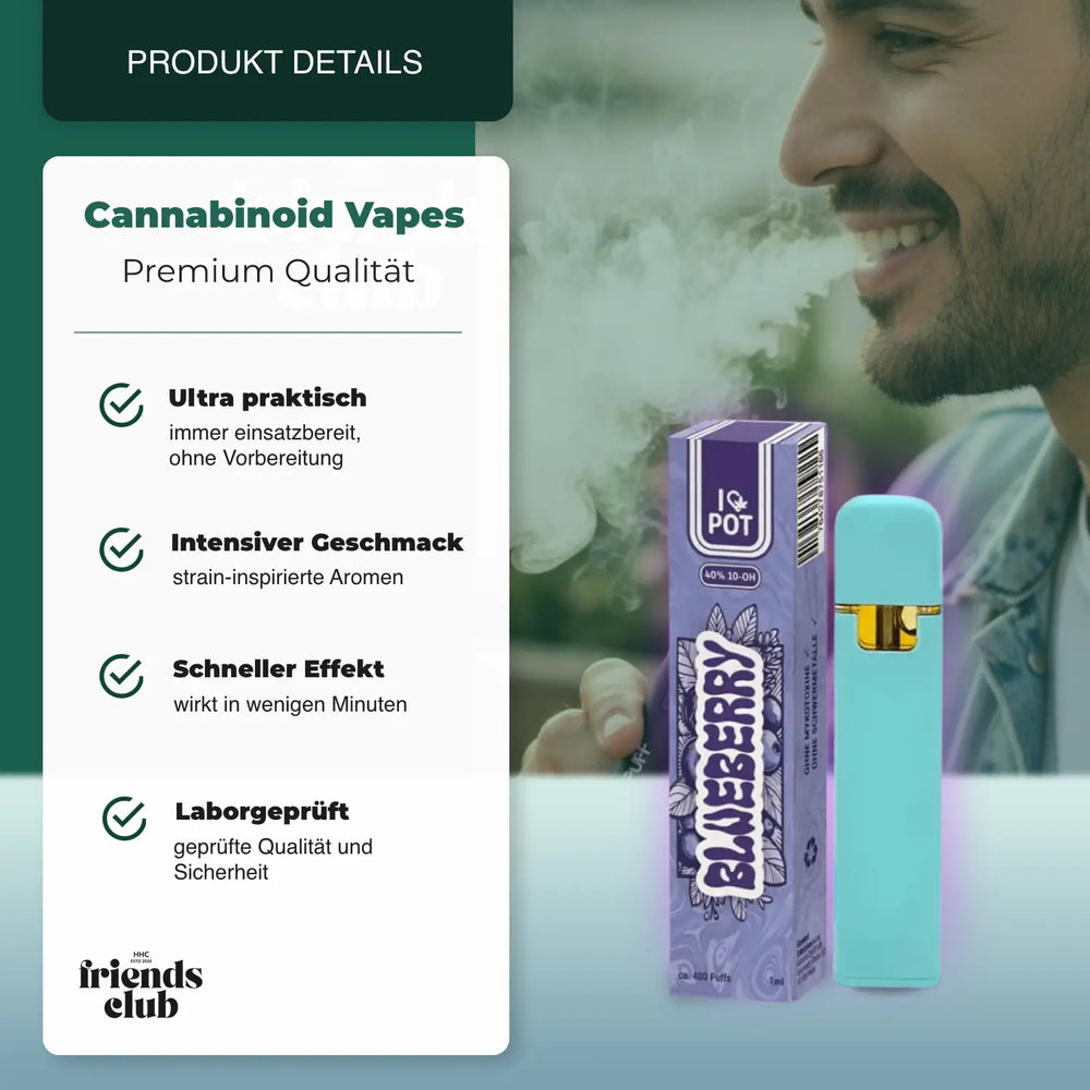 10-OH Vape Afine 40% 1ml I♥Pot - hhcfriends