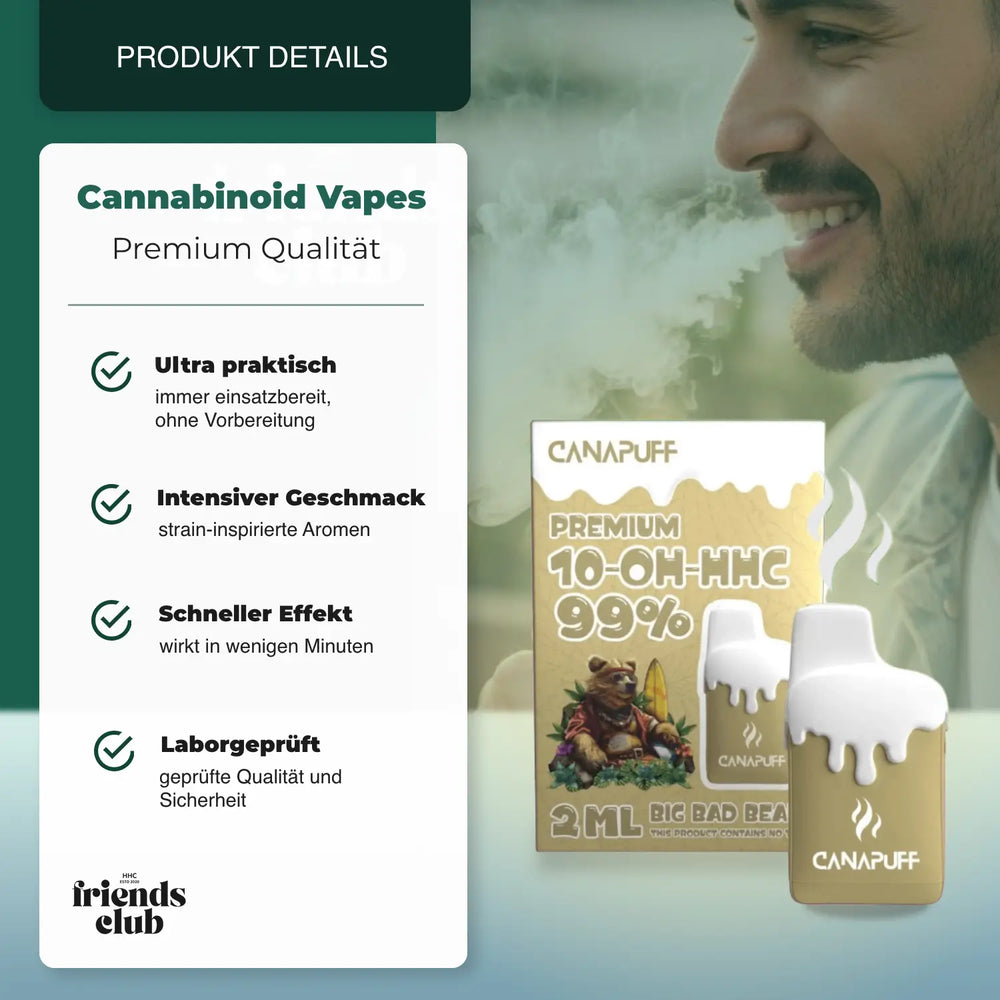 10-OH Vape Big Bad Bear 99% 2ml - hhcfriends
