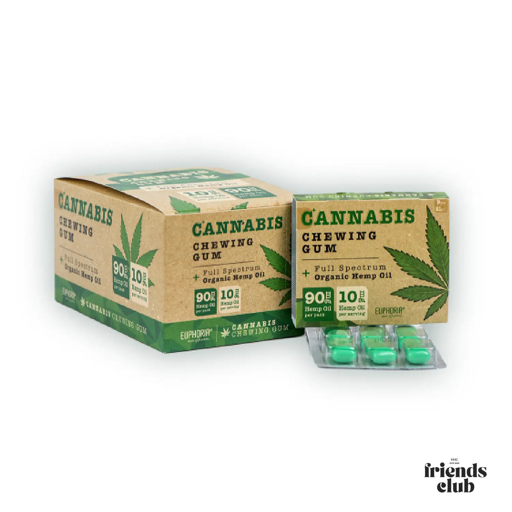 Euphoria Cannabis gumă de mestecat cu ulei de cânepă 2