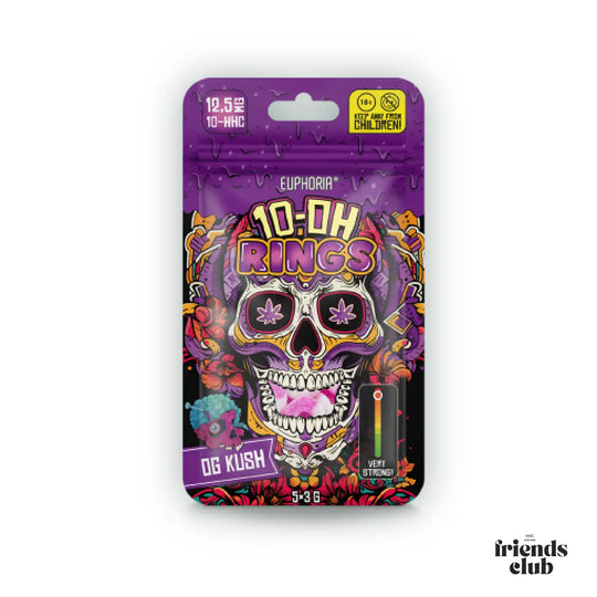 10-OH Gummies OG Kush (5 bucăți × 2,5 mg)