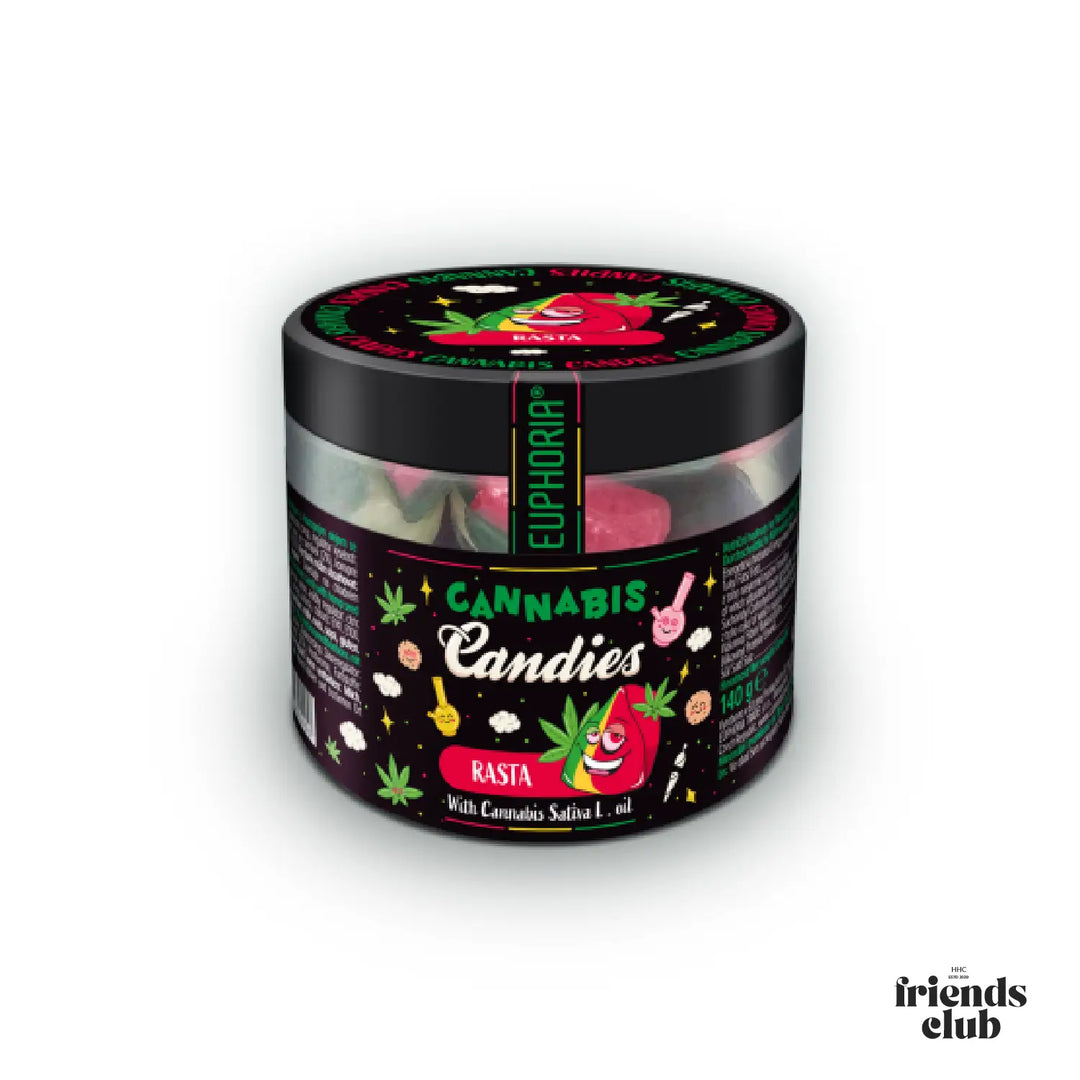 Euphoria Cannabis Gummies Rasta-HHCFriends