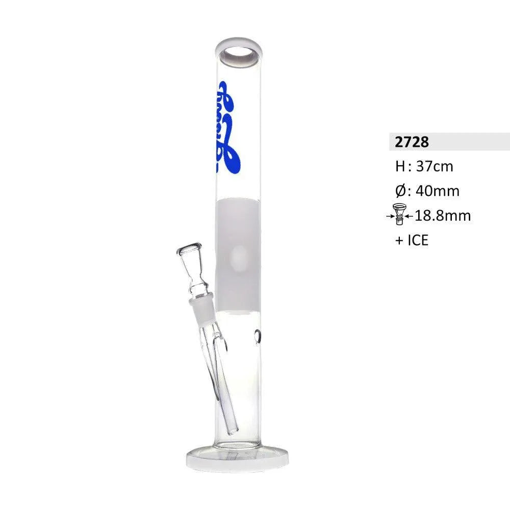 Glass Bong Groovy – Cylindrical 37 cm
