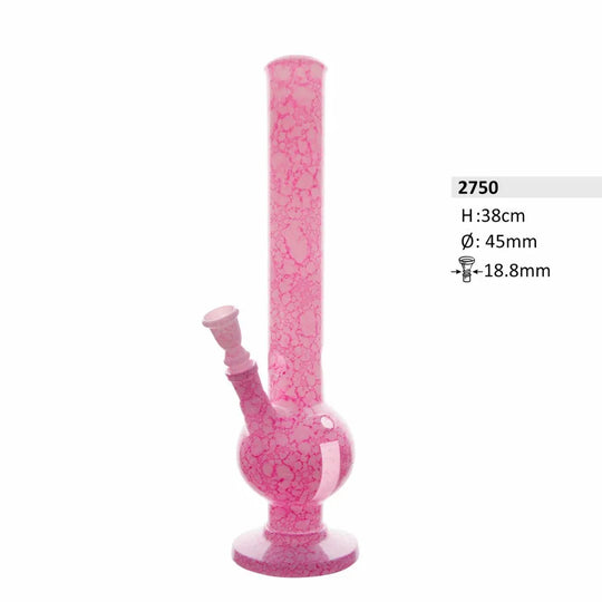 Bong din sticlă „Rosa Stein” – 38 cm-Smagro GmbH