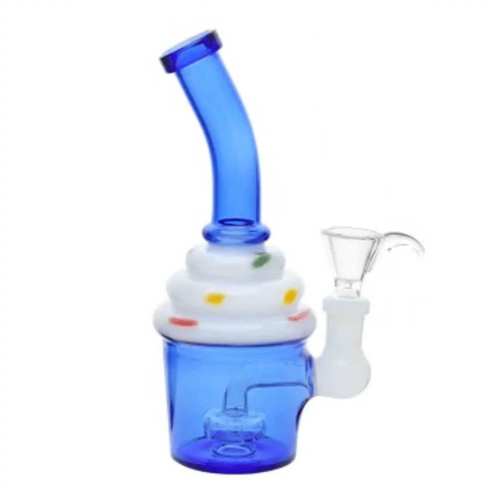 Glass bong "Ice Cream Waterpipe" – 15 cm