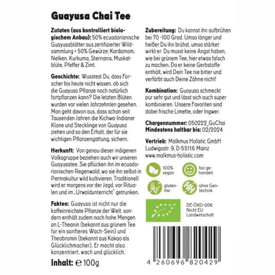 Ceai Guayusa Chai 100g
