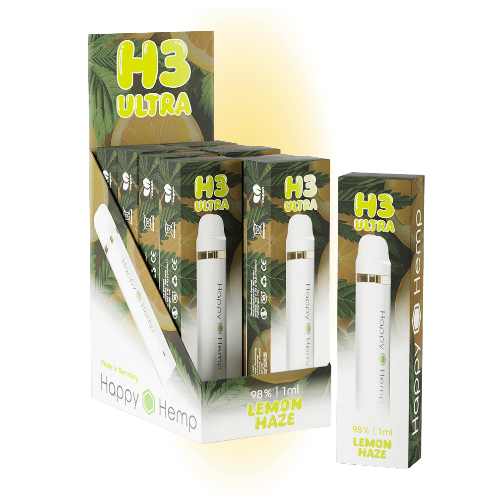 Happy Hemp H3 Ulta Super Lemon Haze 1ml Vape-Smagro GmbH